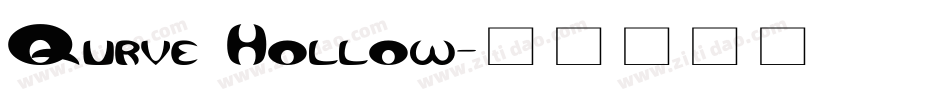 Qurve Hollow字体转换